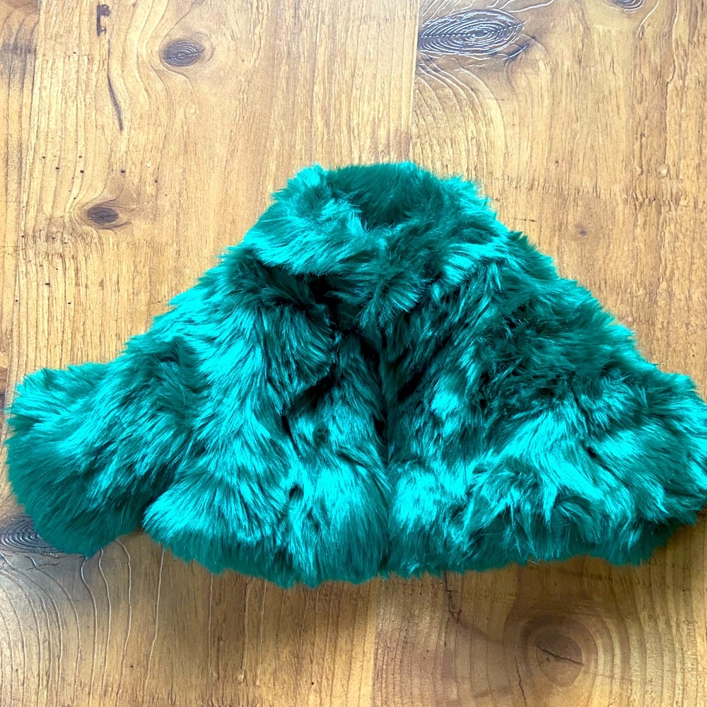 Janie and Jack fur coat